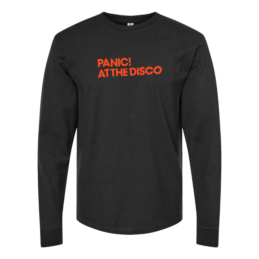 Youth Panic! At The Disco Logo Cotton Long Sleeve T-Shirt