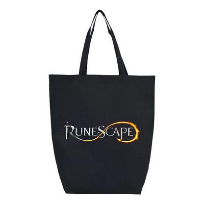 Runescape Logo Q-Tees Non-Woven Gusset Bottom Tote