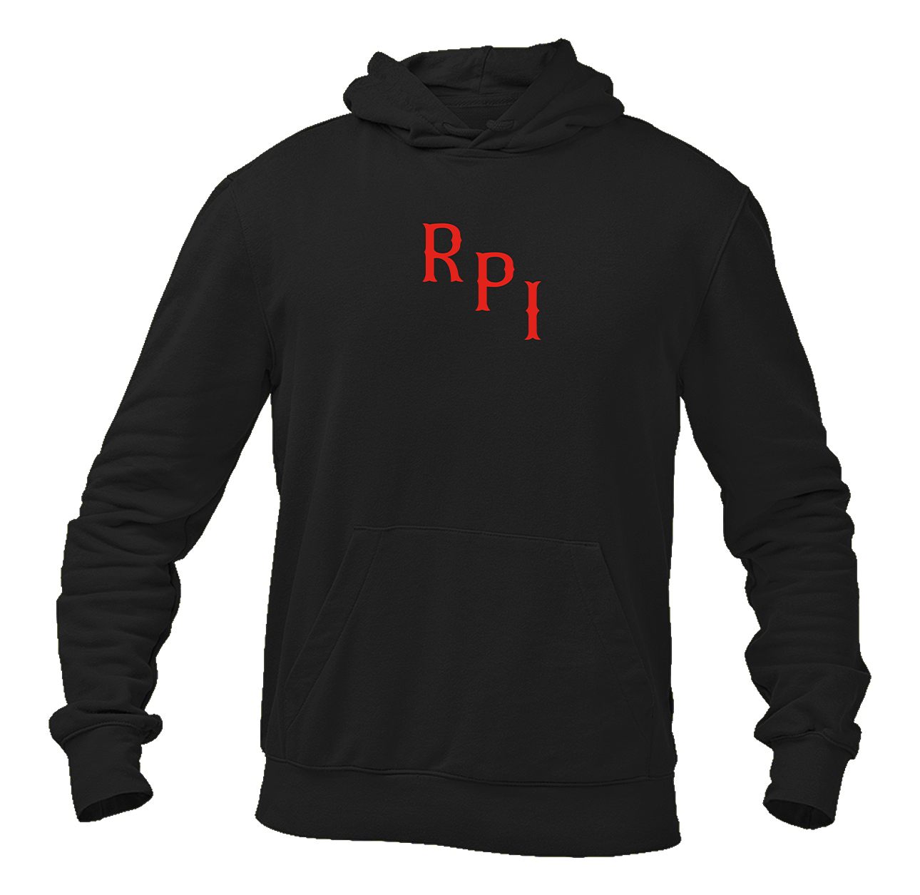 Men's RPI Engineers Logo Gildan  Heavy Blend Hooded Sweatshirt