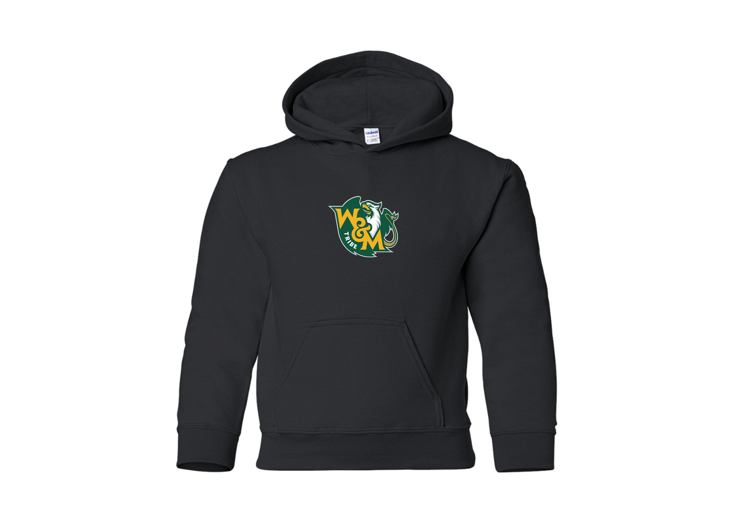 Youth William and Mary Tribe Gildan Heavy Blend  Hooded Sweatshirt