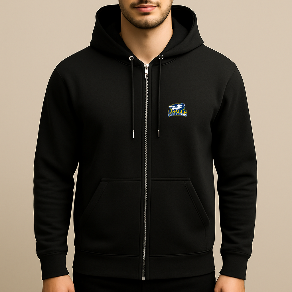 Men's La Salle Explorers Logo Zipper Hoodie