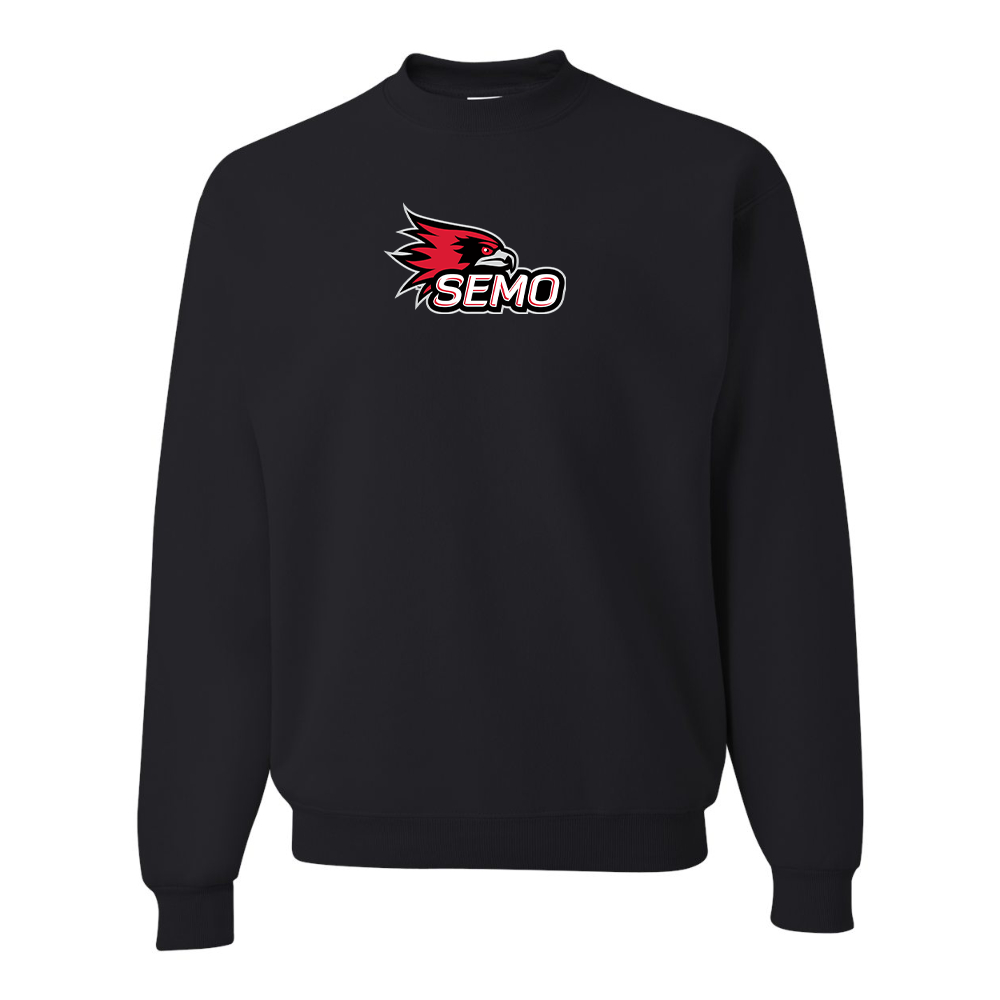 Men's SEMO Redhawks Logo JERZEES NuBlend Crewneck Sweatshirt