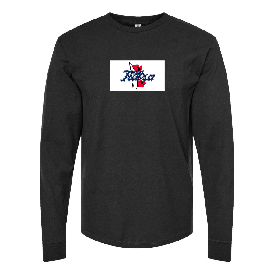Youth Tulsa Golden Hurricane Logo Cotton Long Sleeve T-Shirt