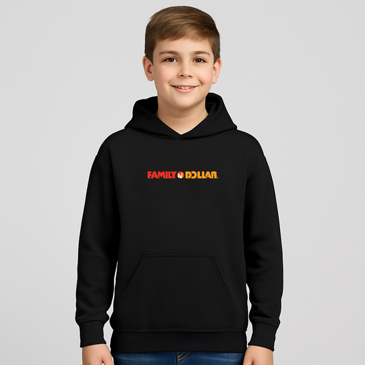 Youth Family Dollar Logo Pullover Hoodie