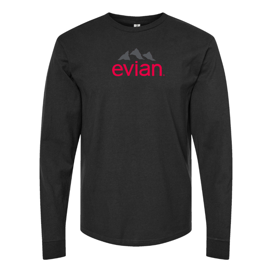 Men's Evian Logo Long Sleeve T-Shirt