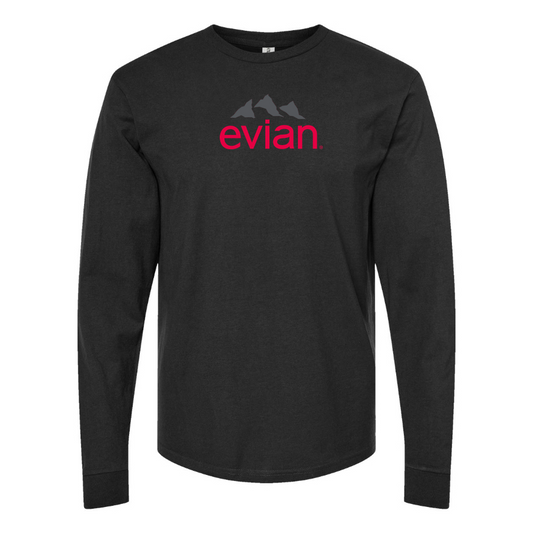 Men's Evian Logo Long Sleeve T-Shirt