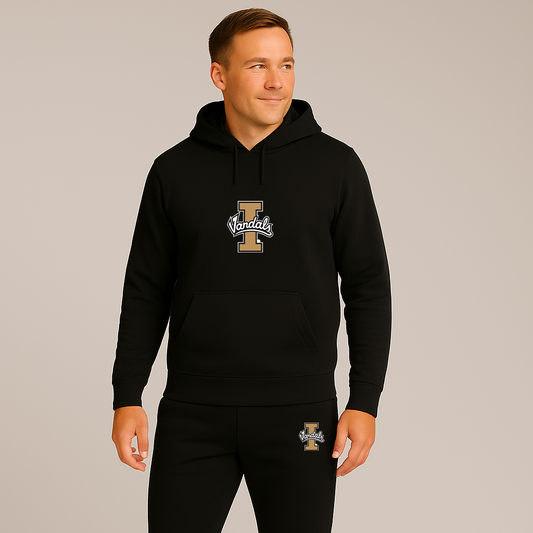 Men's Idaho Vandals Logo Hoodie Joggers Set