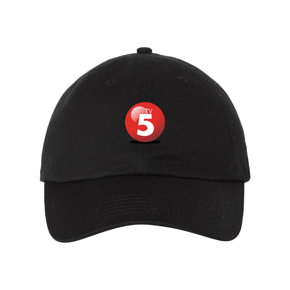 ABC TV5 Logo  Valucap Adult Bio-Washed Classic Dad Hat