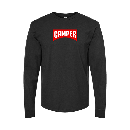 Youth Camper Logo Cotton Long Sleeve T-Shirt