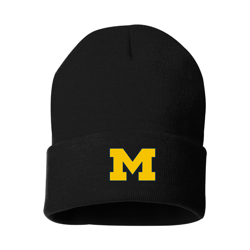 Michigan Wolverines Logo Beanie Hat