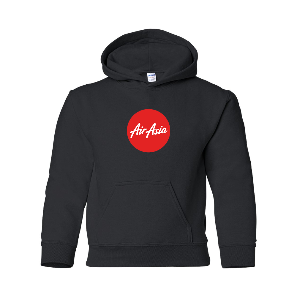 Youth Air Asia Logo Gildan Heavy Blend  Hooded Sweatshirt