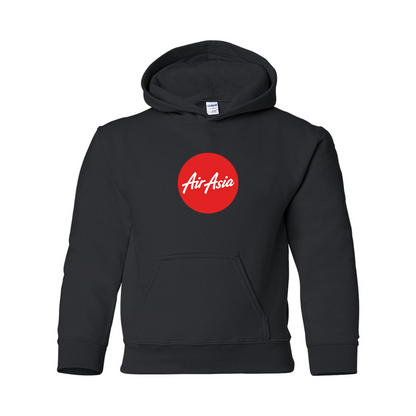 Youth Air Asia Logo Gildan Heavy Blend  Hooded Sweatshirt