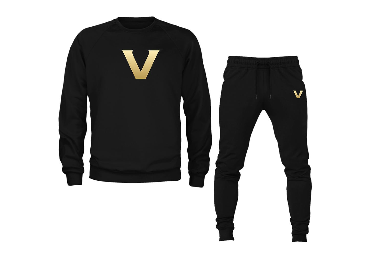 Men's Vanderbilt Commodores Crewneck Sweatshirt Joggers Suit