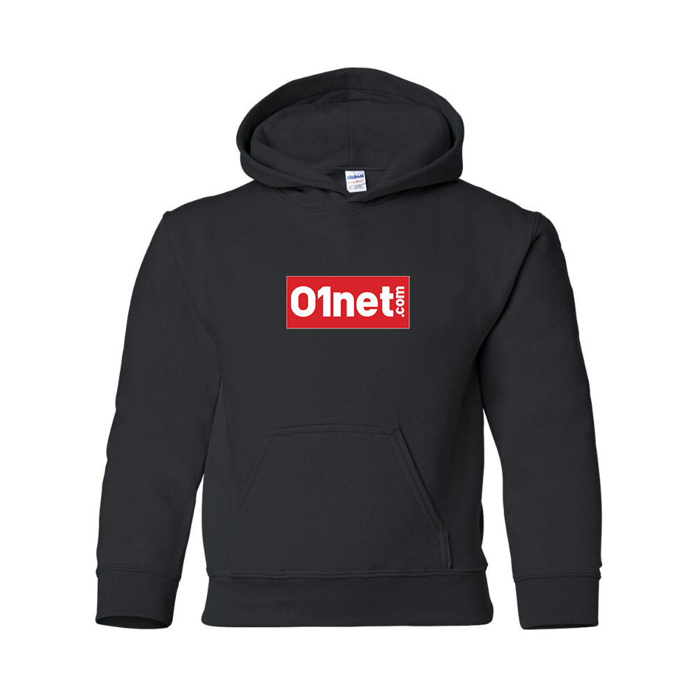 Youth 01net Logo Gildan Heavy Blend  Hooded Sweatshirt