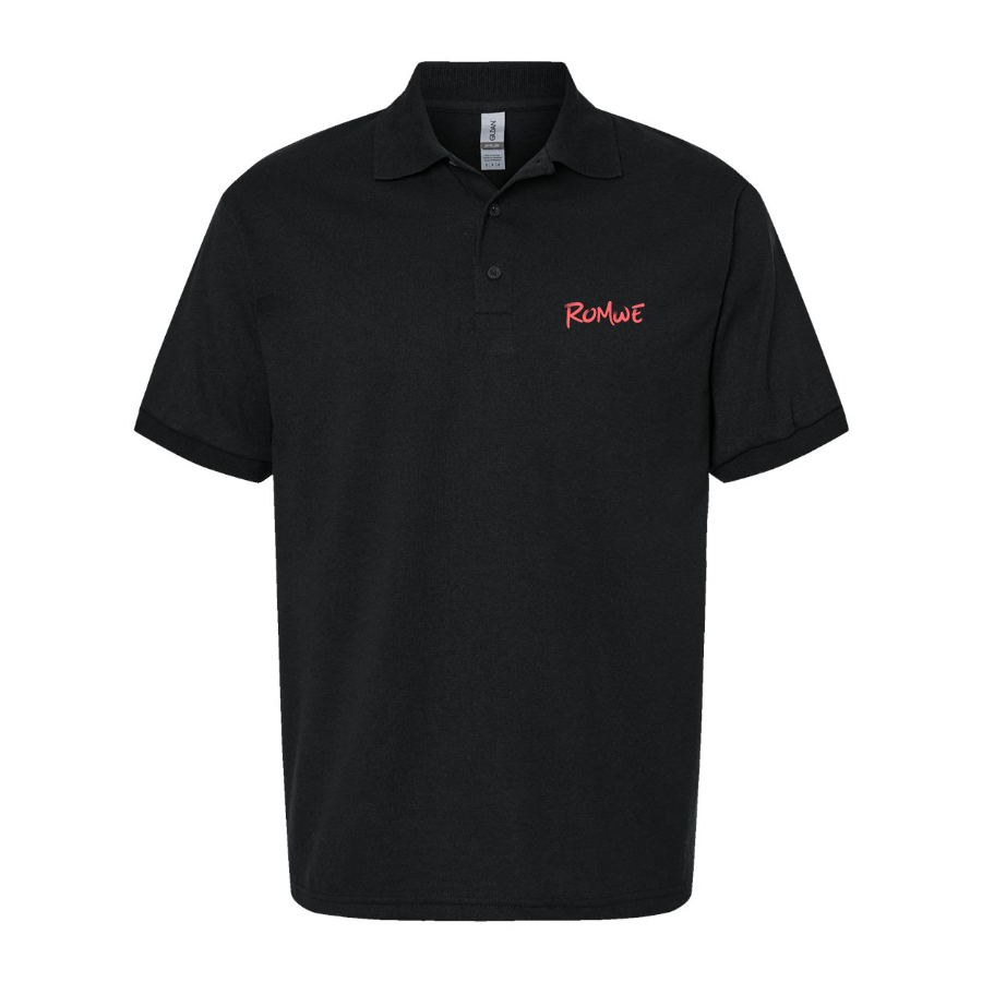 Men's Romwe Logo Dry Blend Polo