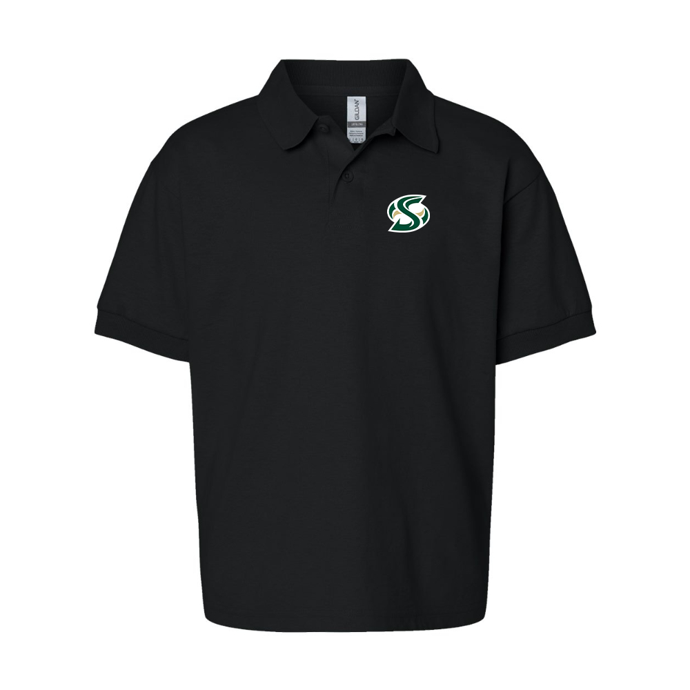 Youth Sacramento State Hornets Logo  Gildan Dry Blend Jersey Polo