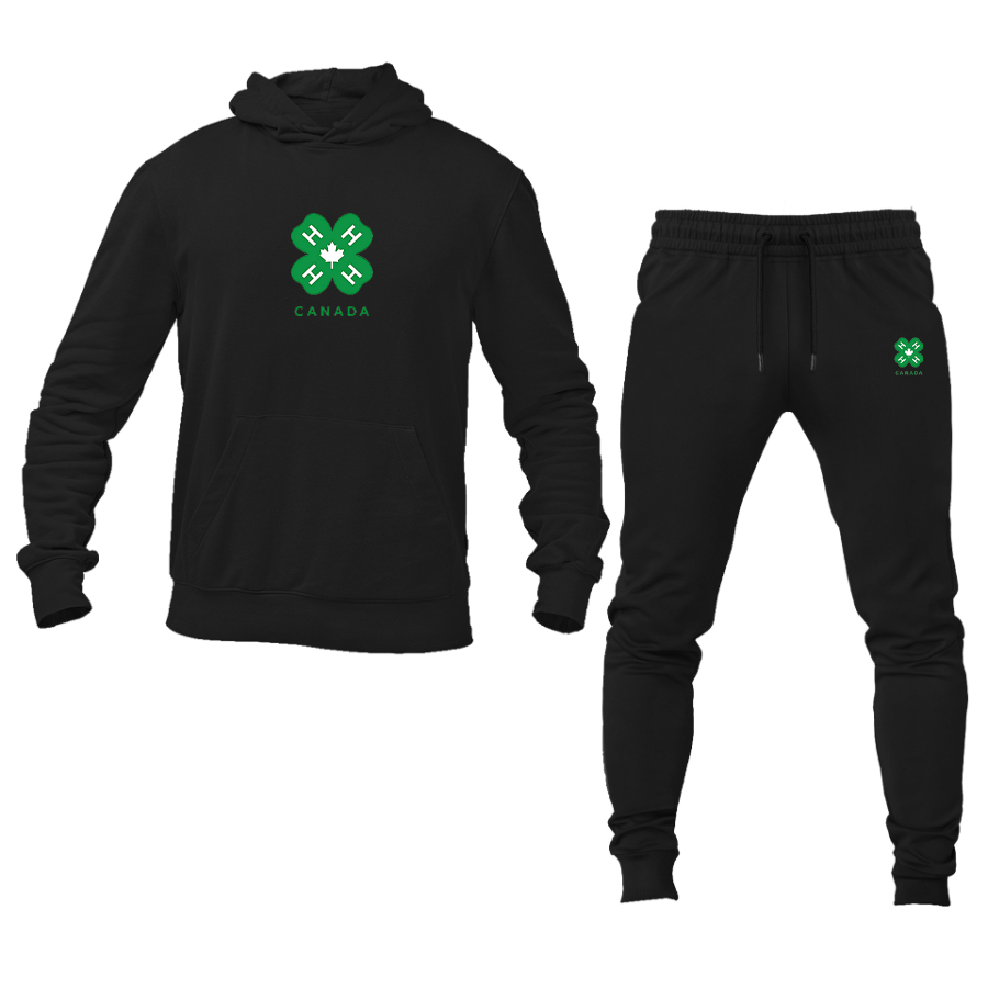 Men's 4H Canada Logo Hoodie Joggers Set