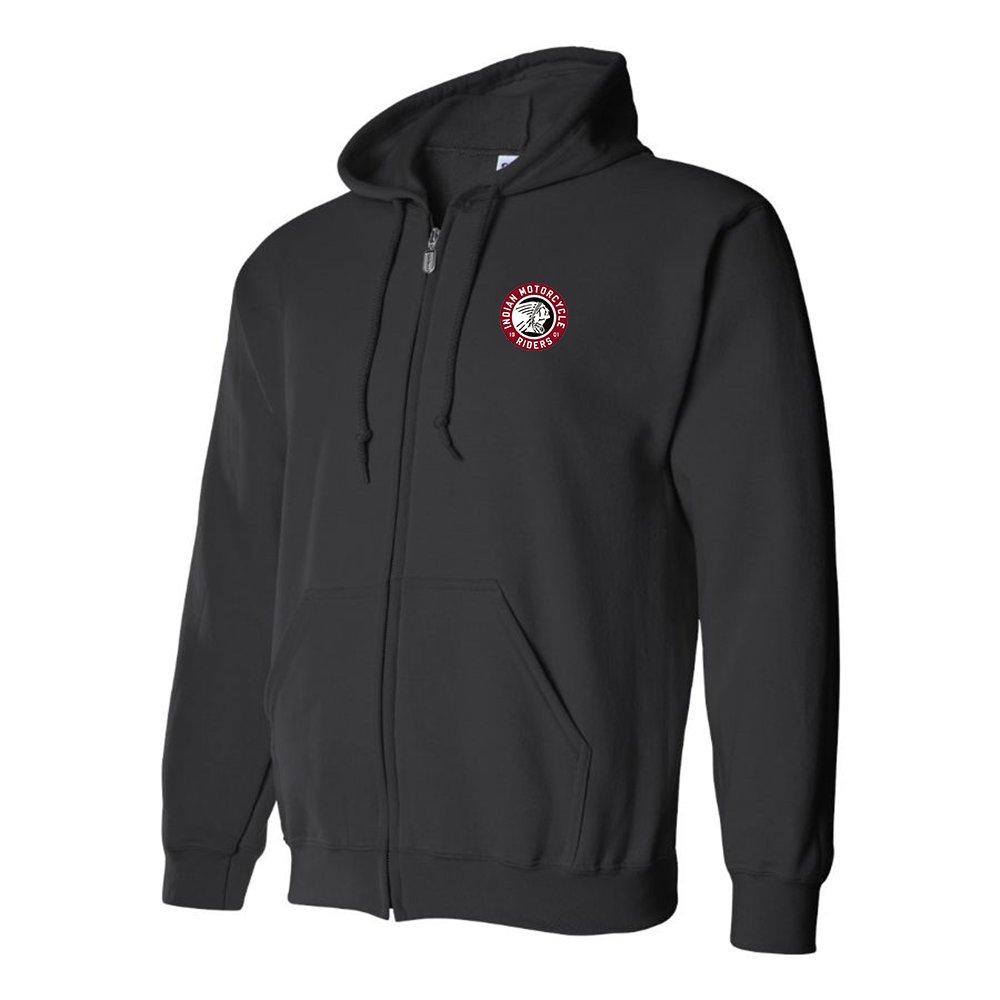 Men's Indian Motorcycle Zipper Hoodie