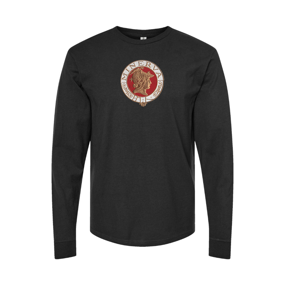 Men's Minerva Cars Logo Long Sleeve T-Shirt