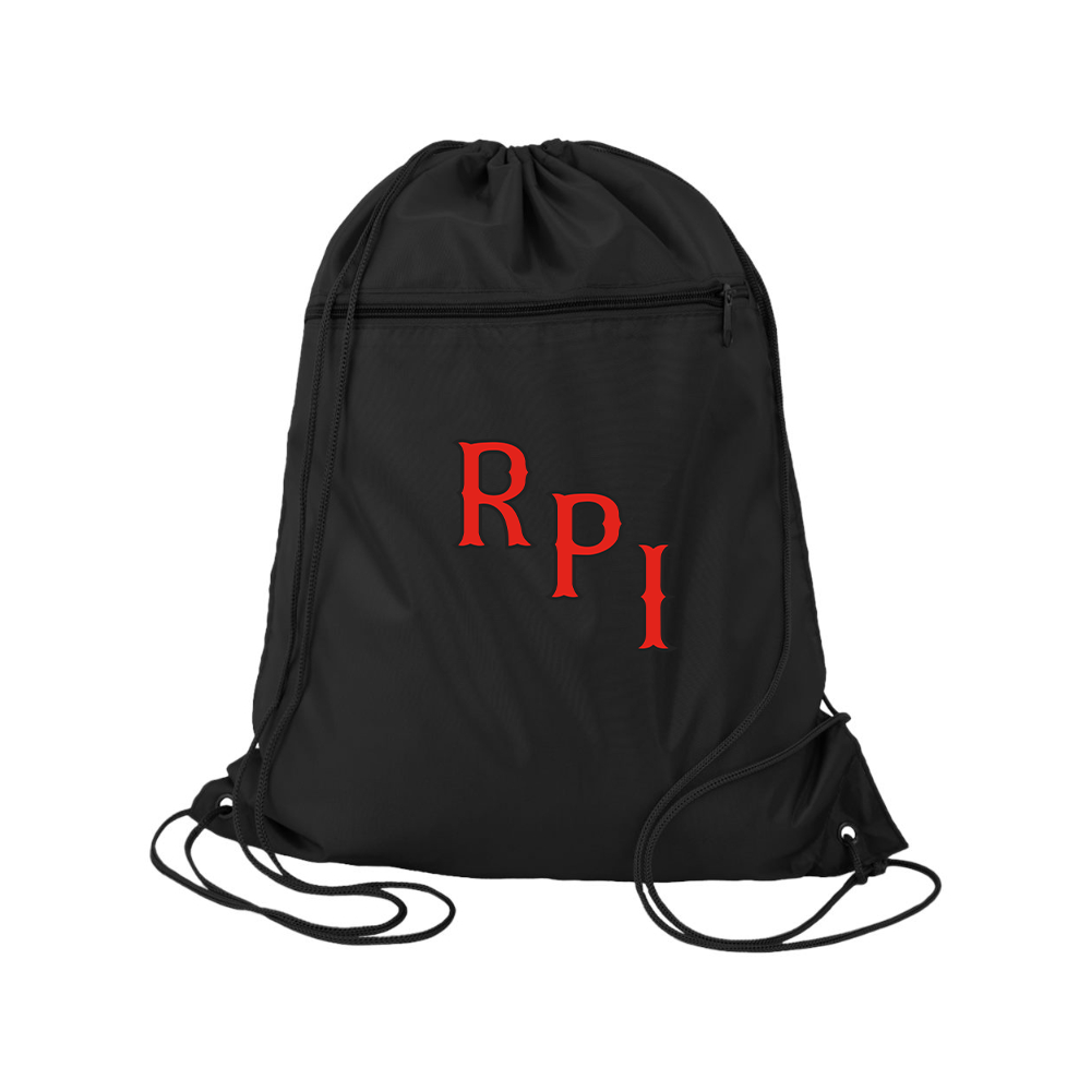 RPI Engineers Logo Q-Tees - Polyester Cinchpack