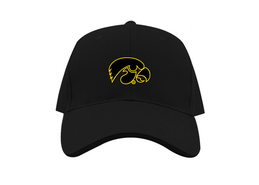 Lowa Hawkeyes Logo Dad Baseball Cap Hat