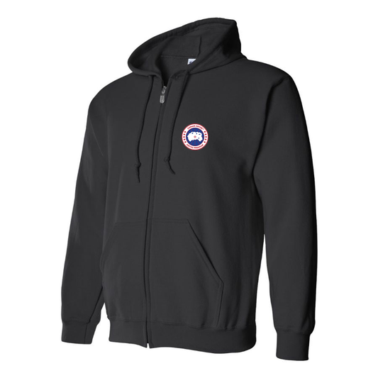 Men's Canada Goose Logo Zipper Hoodie