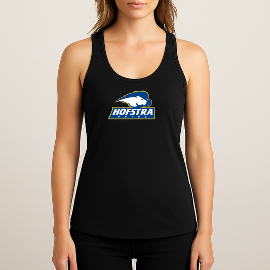 Women's Hofstra Pride Logo Next Level Ideal Racerback Tank