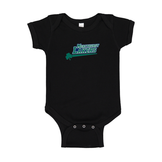Mercyhurst Lakers Logo Baby Romper Onesie