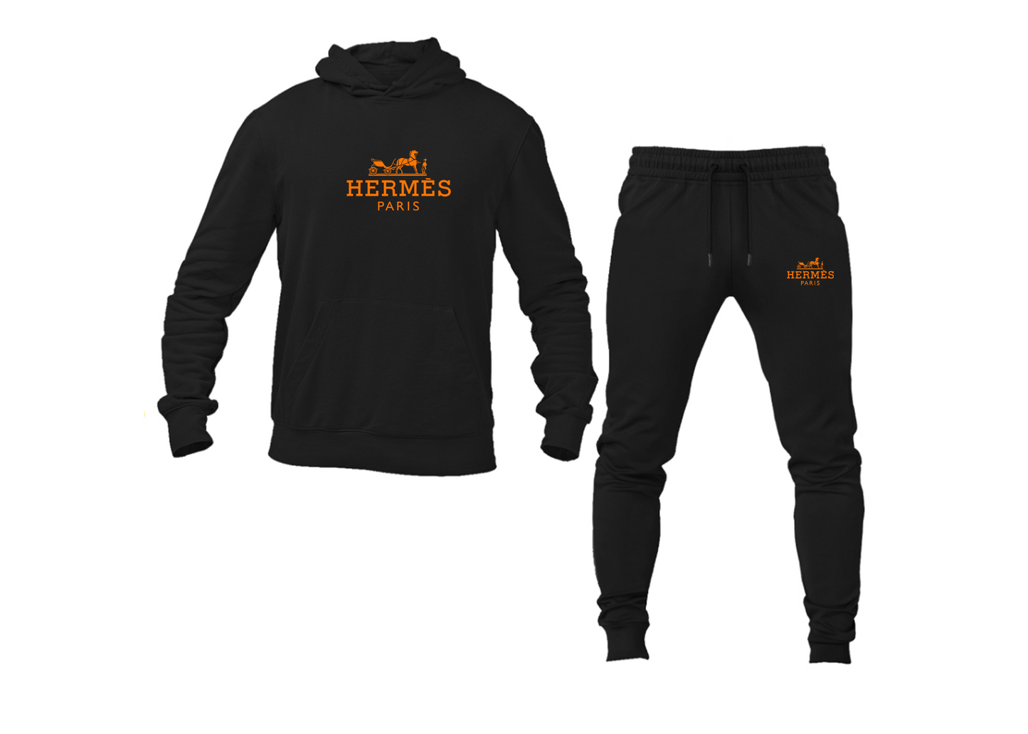 Men's Hermès Logo Hoodie Joggers Set