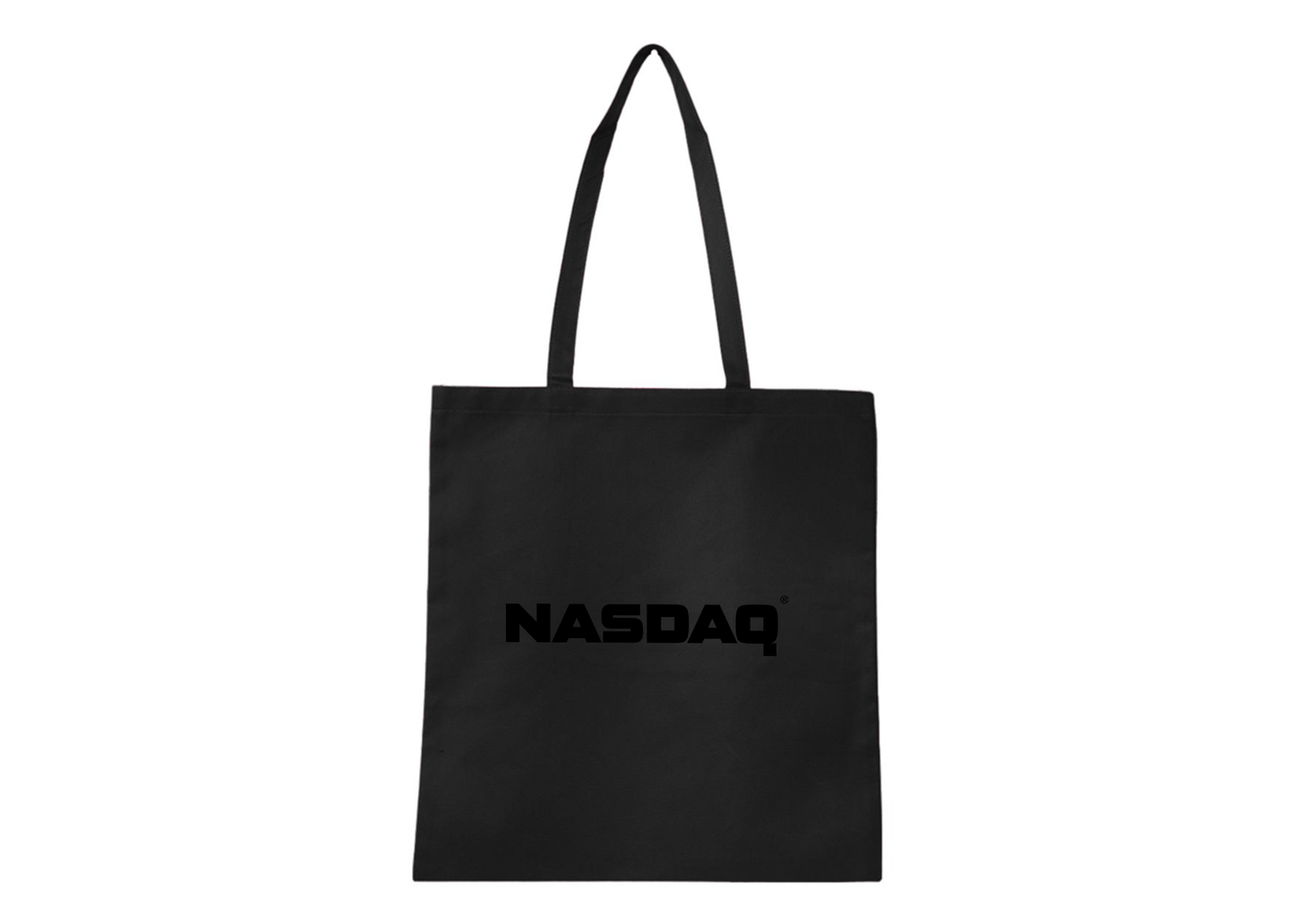 Nasdaq Logo Q-Tees Non-Woven  Tote