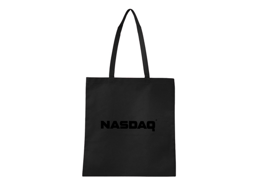 Nasdaq Logo Q-Tees Non-Woven  Tote