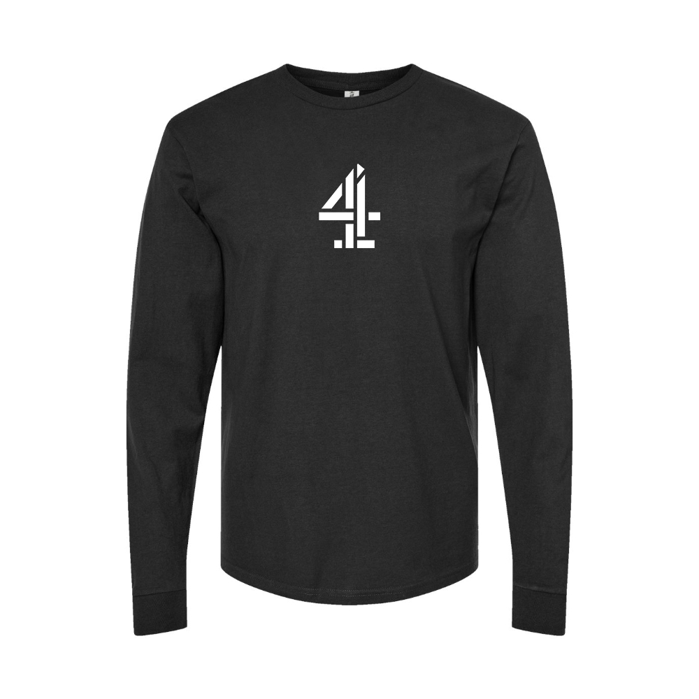 Youth Channel 4 Logo Cotton Long Sleeve T-Shirt
