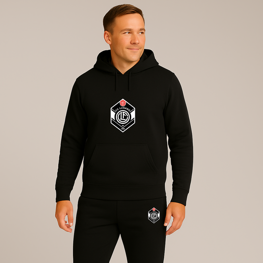 Men's FC Lugano Soccer Logo Hoodie Joggers Set