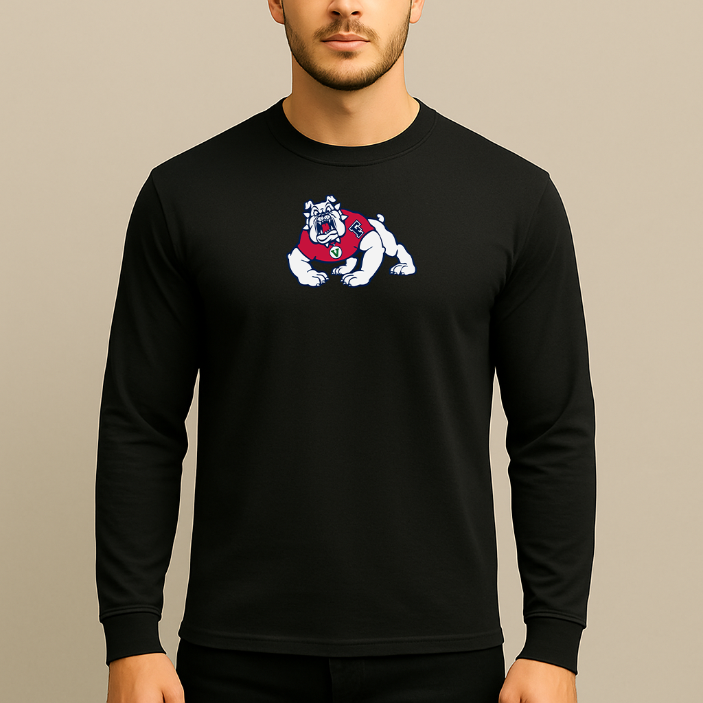 Men's Fresno State Bulldogs Logo Long Sleeve T-Shirt