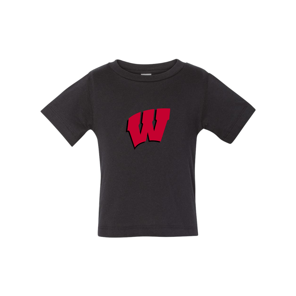 Wisconsin Badgers BELLA CANVAS Infant Jersey Tee