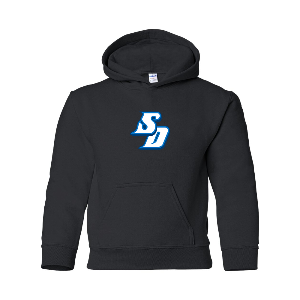 Youth San Diego Toreros Logo Gildan Heavy Blend  Hooded Sweatshirt