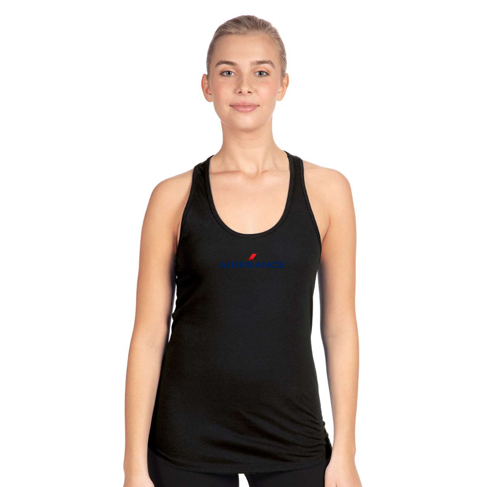Women's Air France Logo Next Level Ideal Racerback Tank