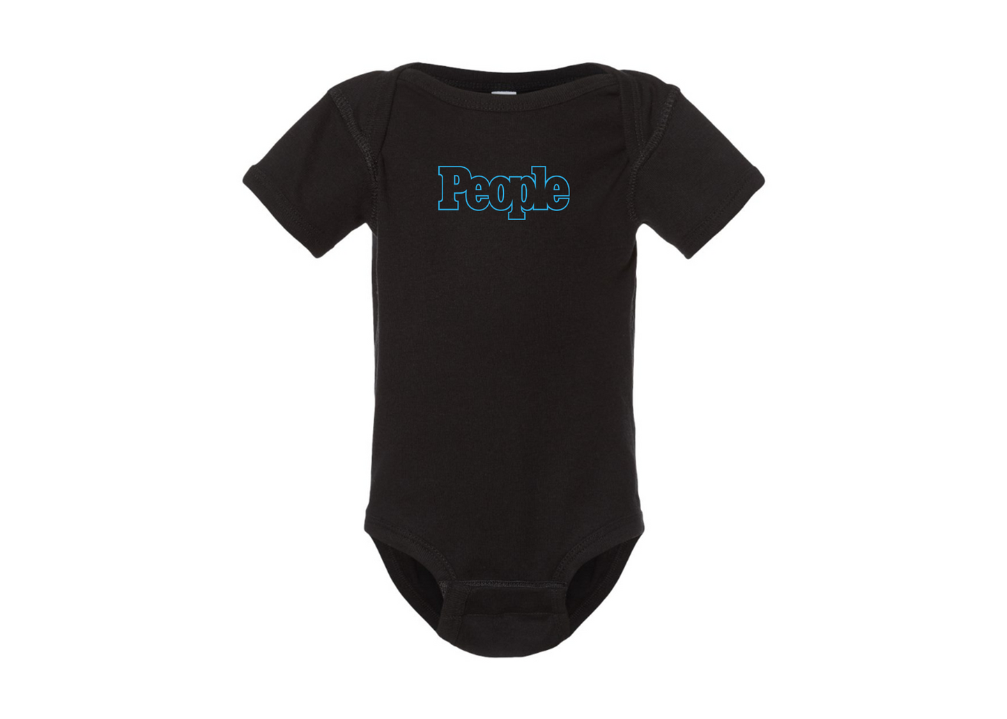 People Magazine Logo Rabbit Skins Infant Baby Rib Bodysuit