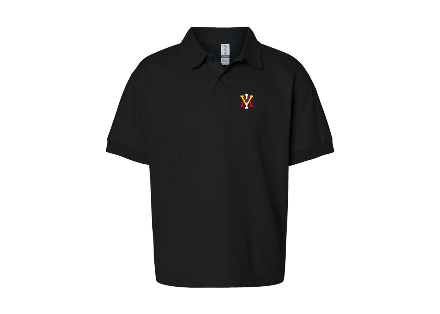 Youth VMI Keydets Gildan Dry Blend Jersey Polo