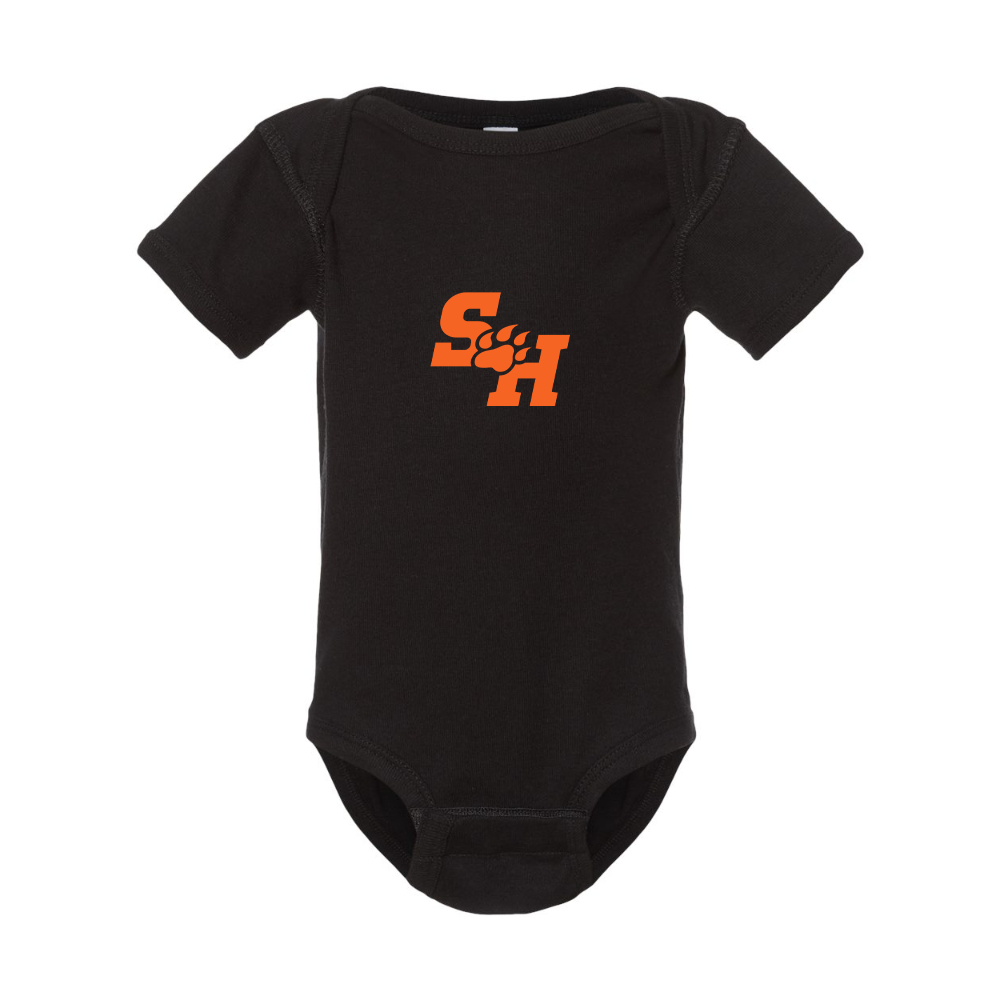 Sam Houston State Bearkats Logo Rabbit Skins Infant Baby Rib Bodysuit