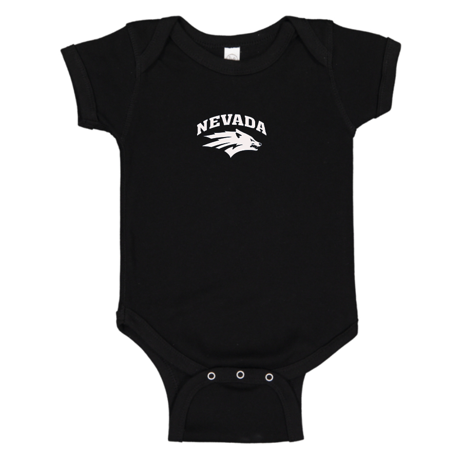 Nevada Wolf Pack Logo Baby Romper Onesie