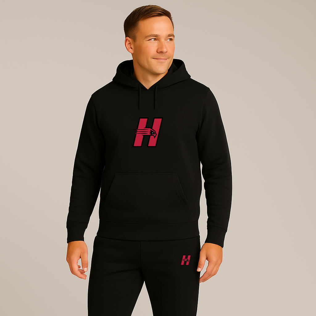 Men's Hartford Hawks Logo Hoodie Joggers Set