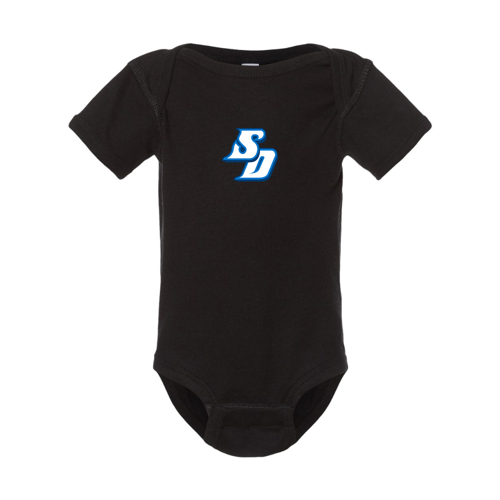 San Diego Toreros Logo Rabbit Skins Infant Baby Rib Bodysuit
