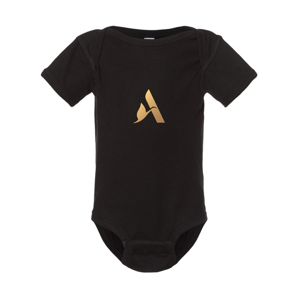 Accor Golden Logo Rabbit Skins Infant Baby Rib Bodysuit