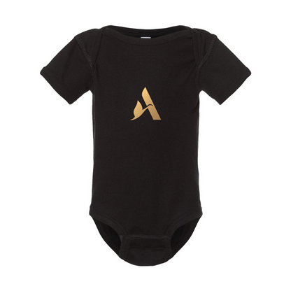 Accor Golden Logo Rabbit Skins Infant Baby Rib Bodysuit