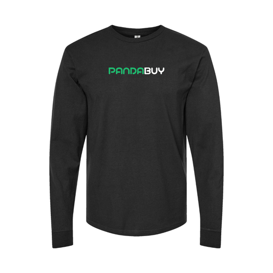 Men's Pandabuy Logo Long Sleeve T-Shirt