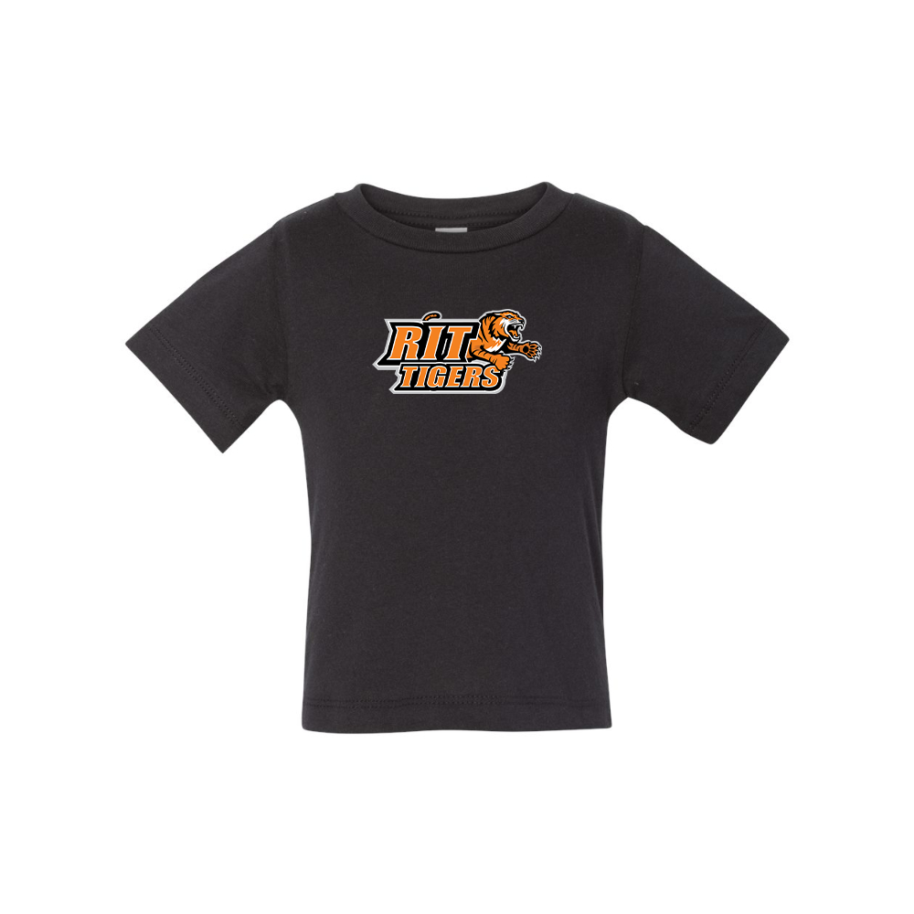 RIT Tigers Logo BELLA CANVAS Infant Jersey Tee