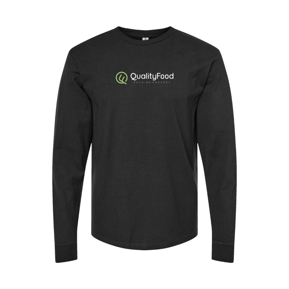Youth Quality Food Logo Cotton Long Sleeve T-Shirt