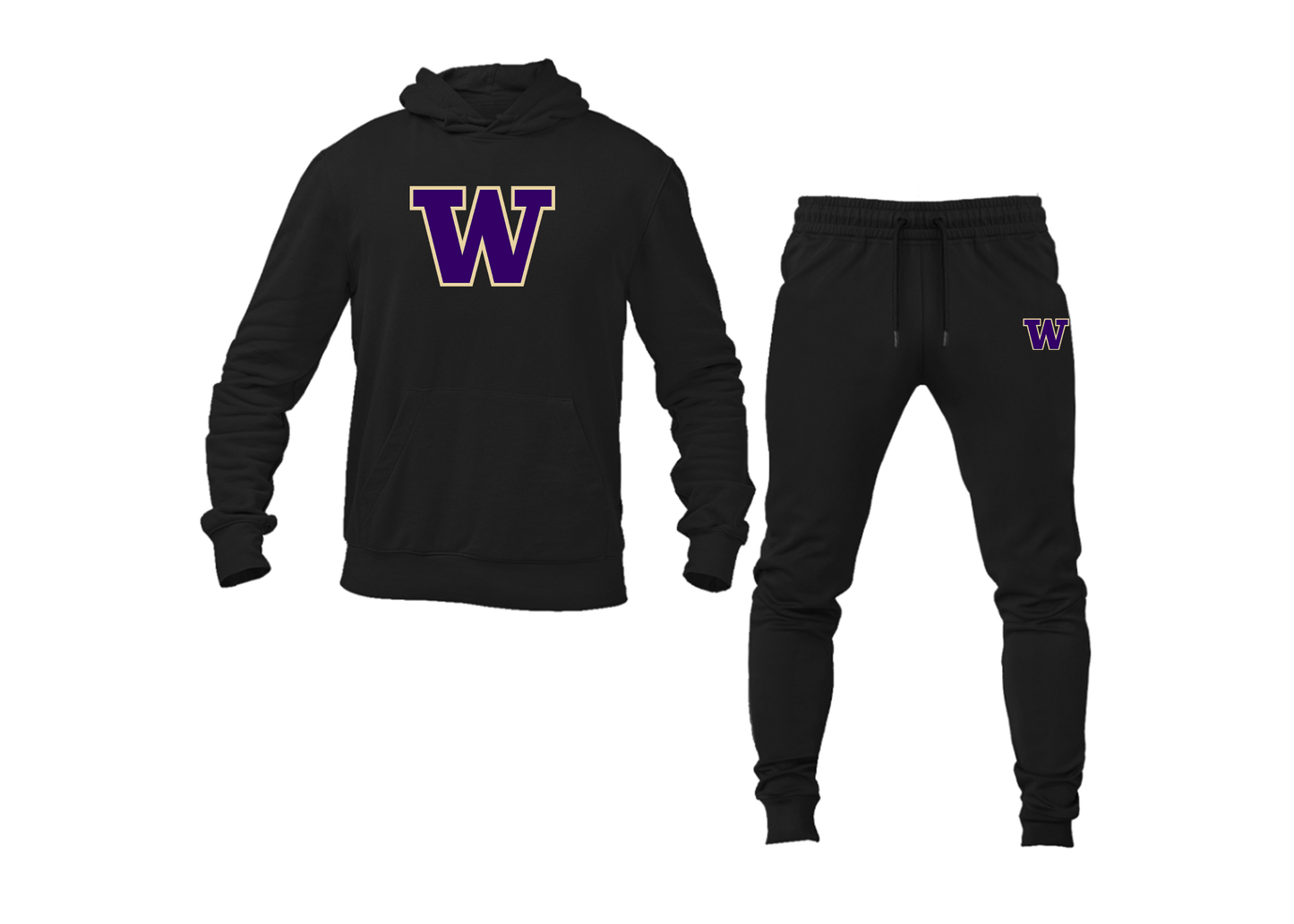 Men's Washington Huskies Hoodie Joggers Set