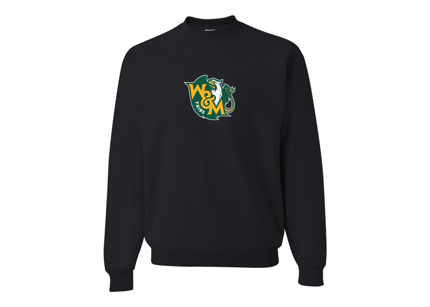 Men's William and Mary Tribe JERZEES NuBlend Crewneck Sweatshirt